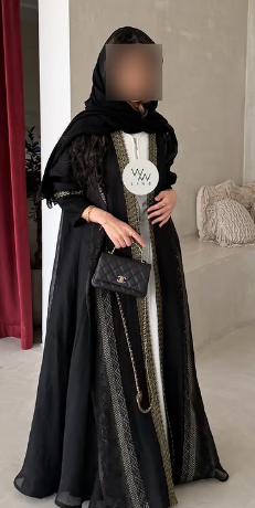 Royal Handwork Crepe Abaya